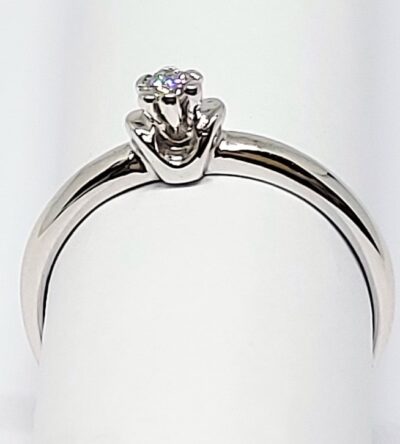 Anello Solitario Diamante 0.03-min