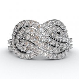 Anello infinito con nodo