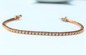 Bracciale Oro Rosa Diamanti
